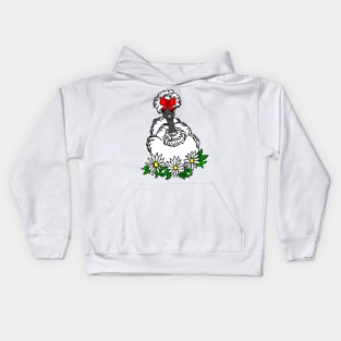 Silkie Showgirl Chicken Kids Hoodie